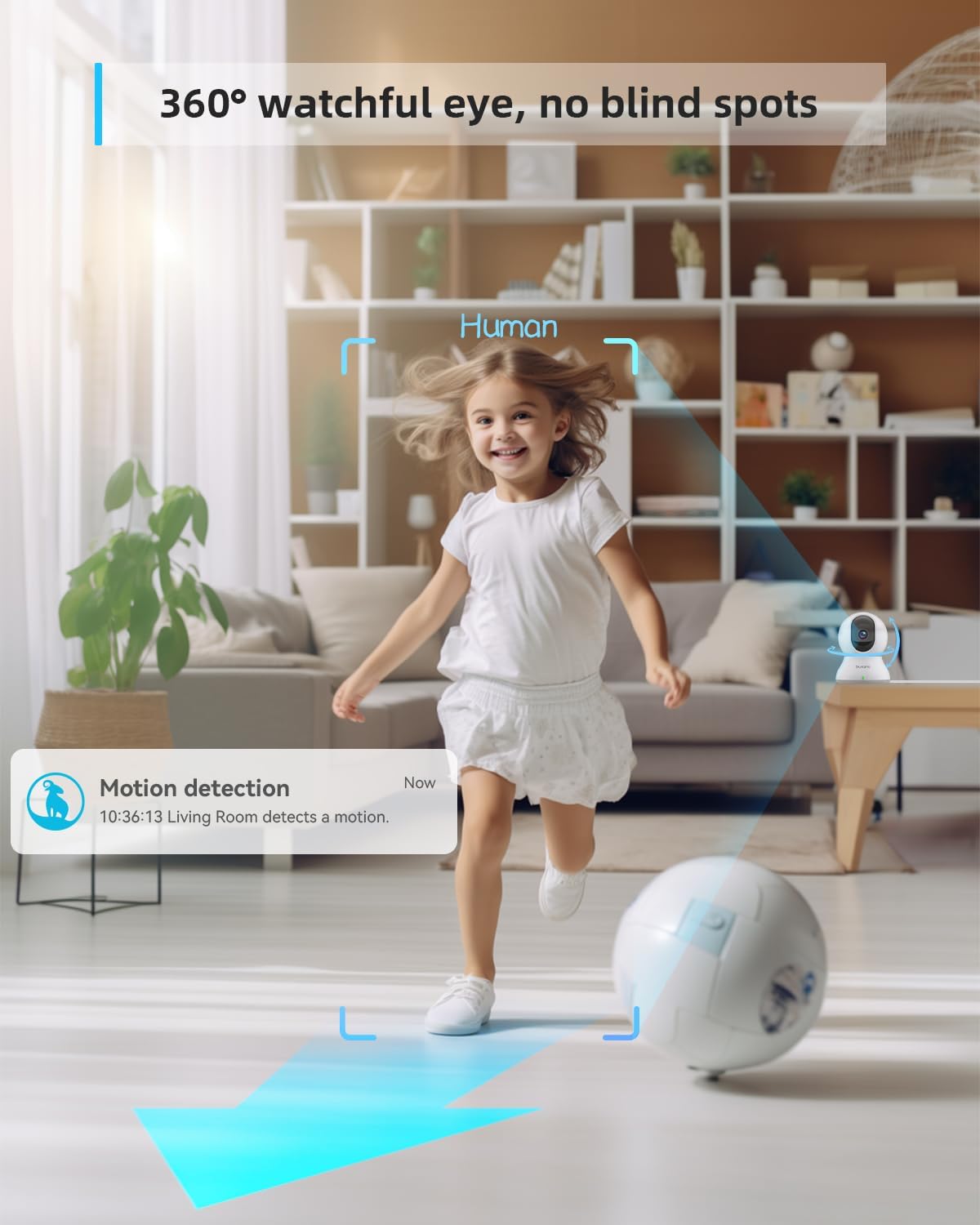 Thumbnail 3 de blurams Caméra Surveillance WiFi 2K – Pack 2