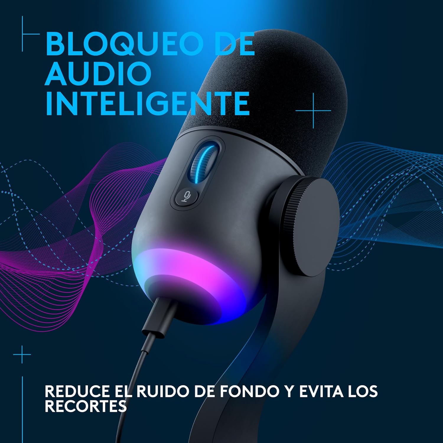 Thumbnail 3 de Logitech G Yeticaster GX Micrófono Gaming con Luz RGB 🎙️