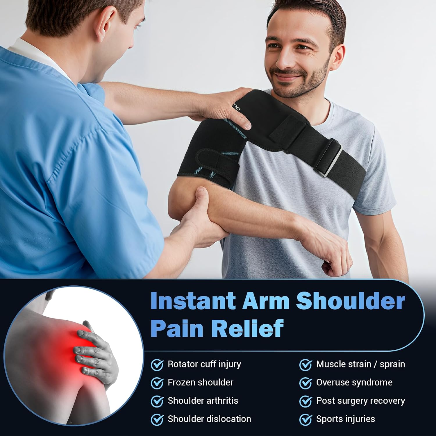 Thumbnail 6 de Comfytemp Shoulder Ice Pack Wrap