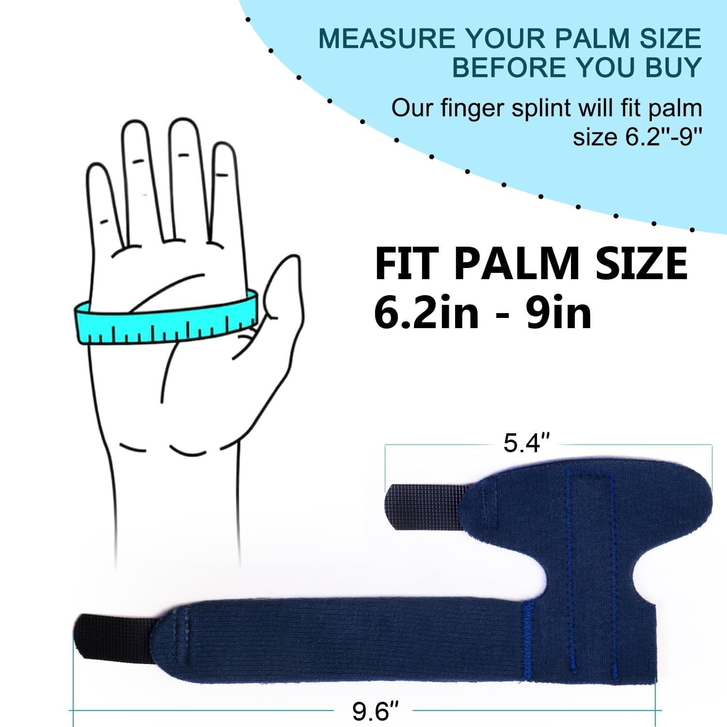 Thumbnail 3 de Sumifun Finger Splints for Hands – Adjustable Finger Brace with Built-in Aluminium Bar