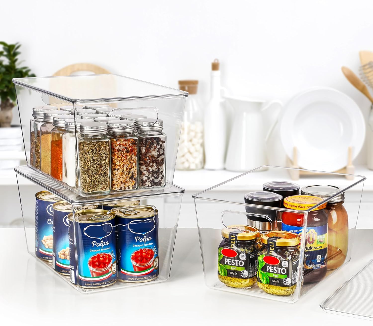 Thumbnail 6 de Vtopmart 6-Pack Clear Storage Bins