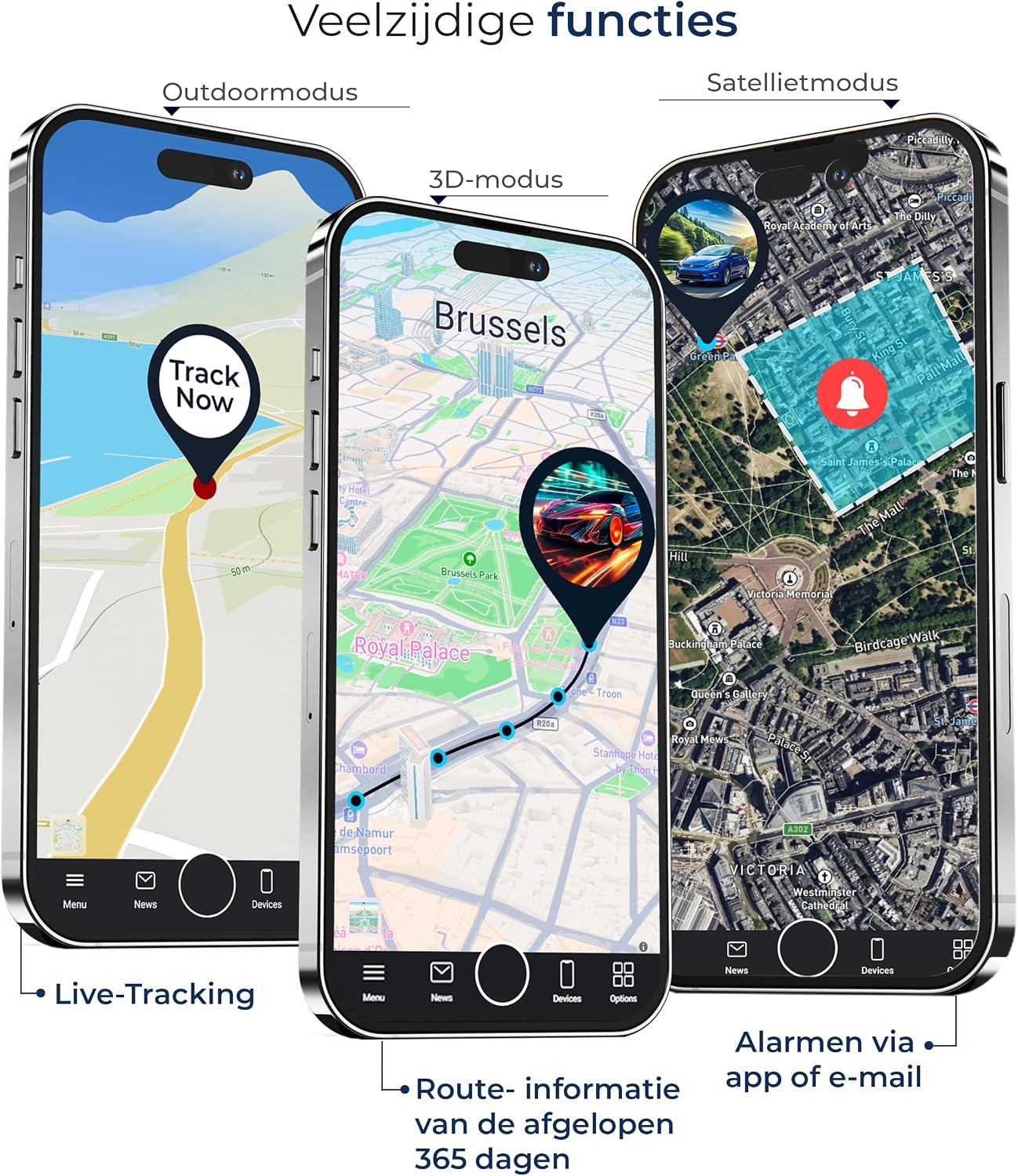Thumbnail 4 de Salind 11 GPS-tracker voor voertuigen met magneet en realtime tracking