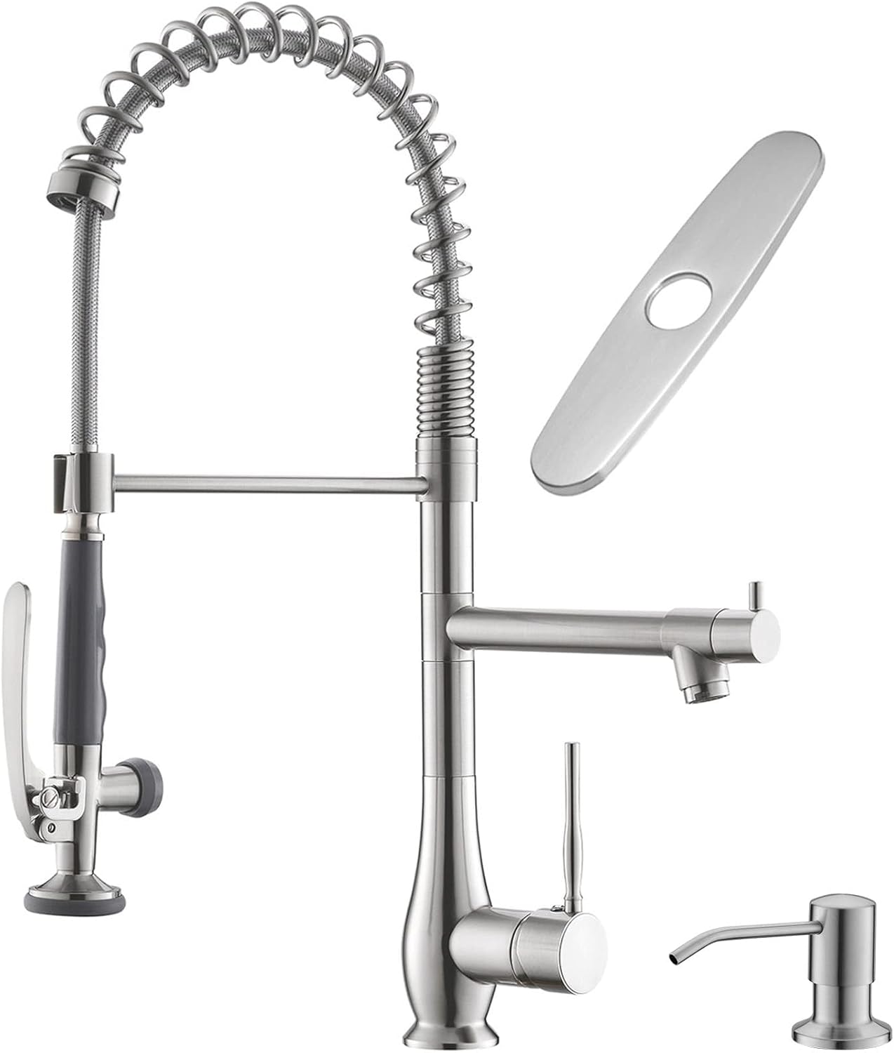 Detalle de GIMILI Kitchen Faucet, Brushed Nickel