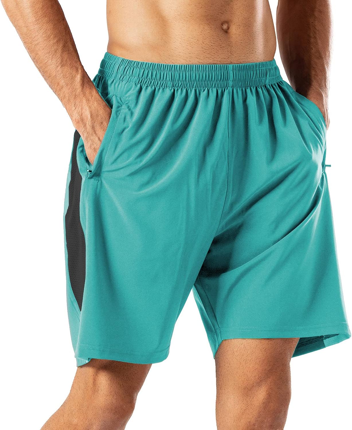 Thumbnail 6 de HMIYA Herren Sport Shorts — Schnell trocknend, mit Reißverschluss-Taschen