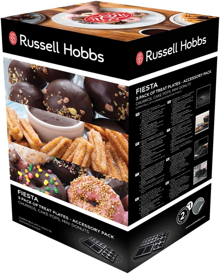 Detalle 2 de Russell Hobbs Set plaques amovibles Fiesta 3 en 1