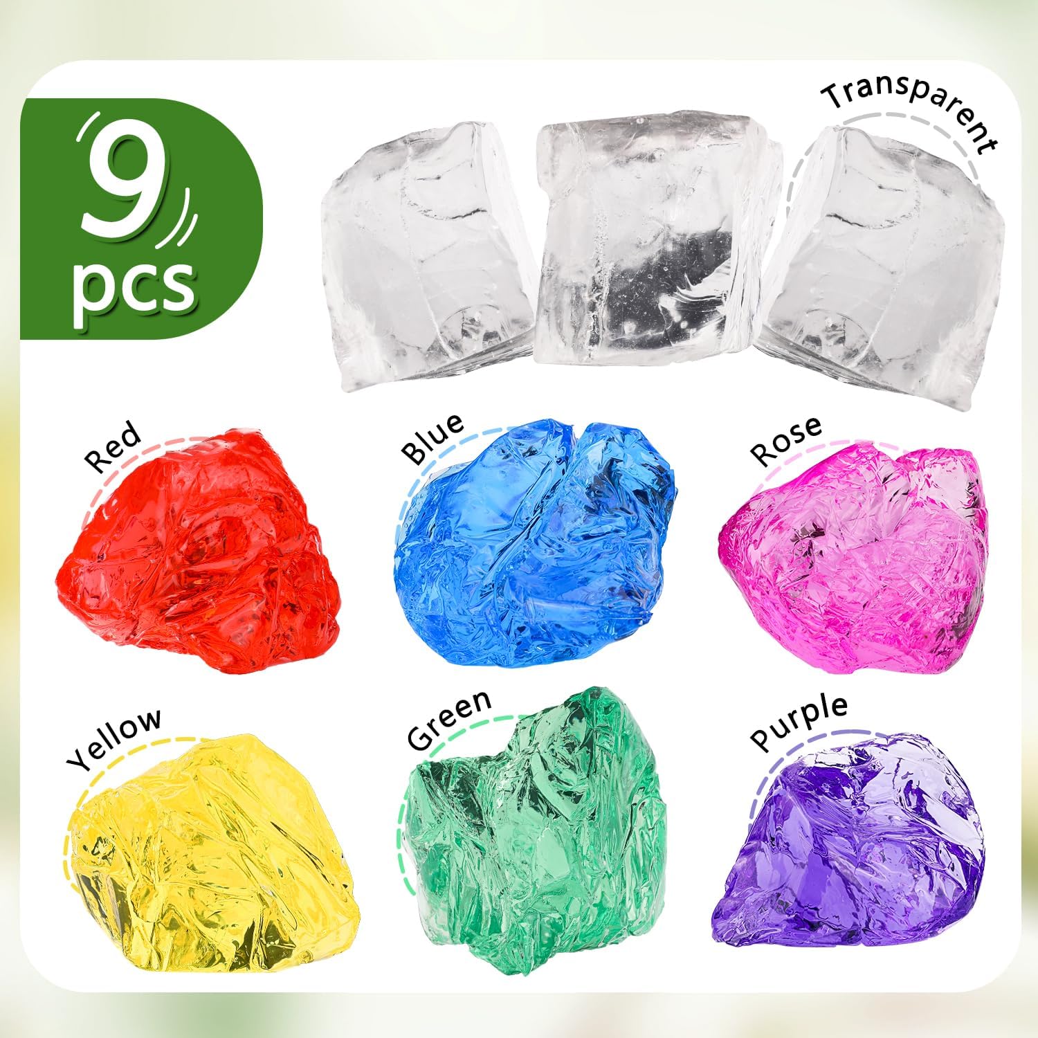 Detalle de Blingfun Jelly Candle Making Kit (9pcs Gel Wax, 7 Colours) – Beginner DIY Set