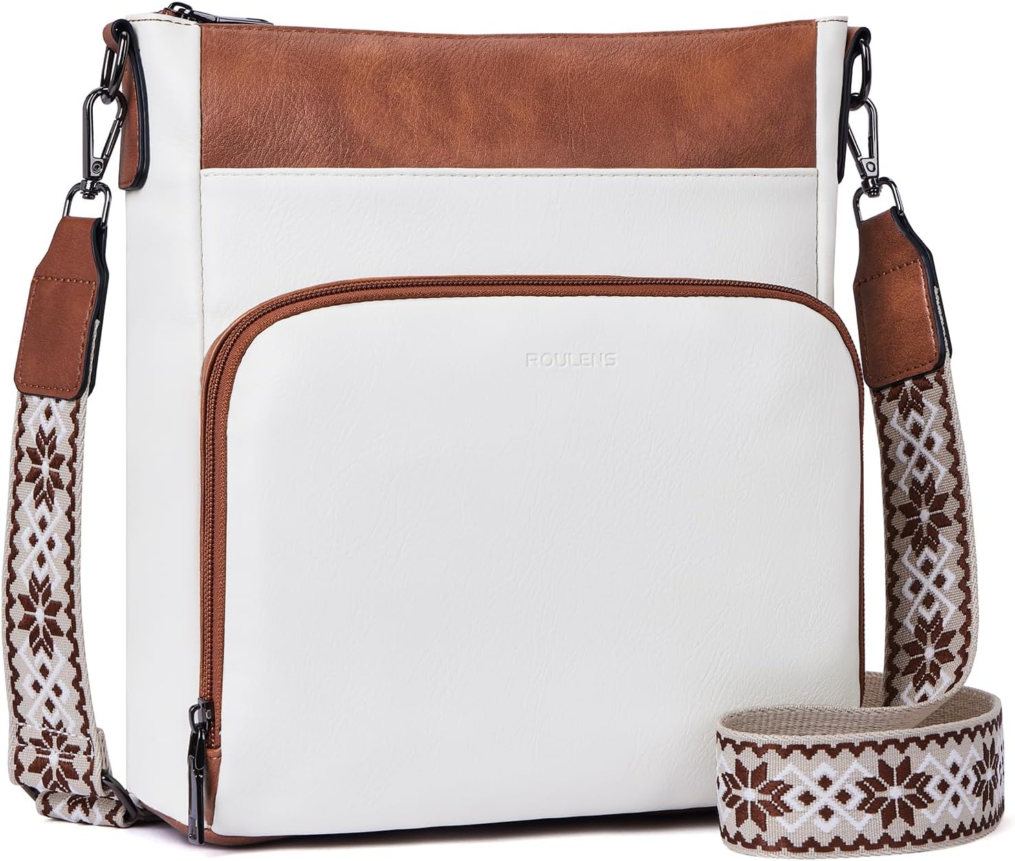 Thumbnail 6 de Roulens soft vegan leather crossbody bag with front wallet pocket and adjustable strap