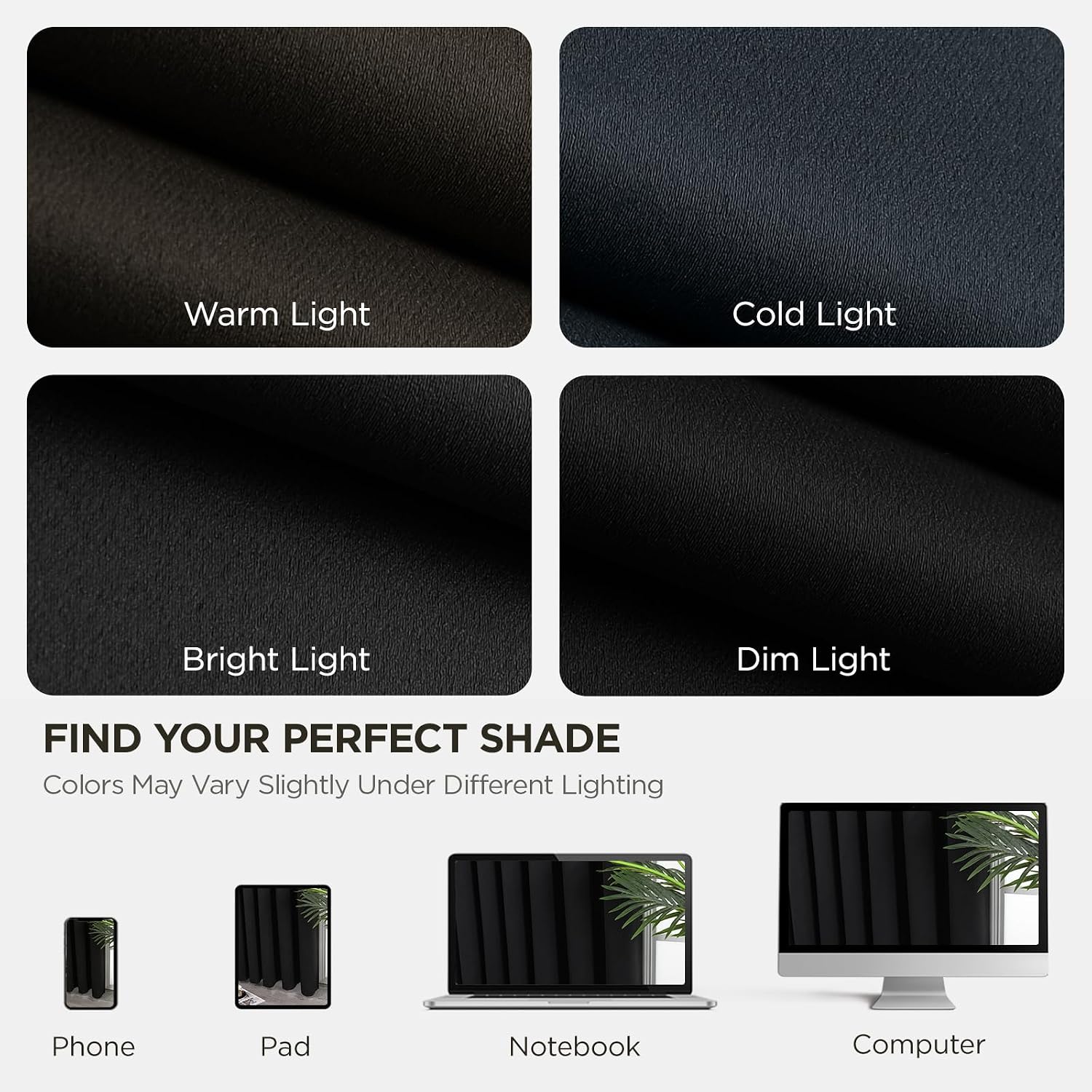 Thumbnail 6 de Joydeco 96-inch Blackout Curtains — 2 Panels 🪟