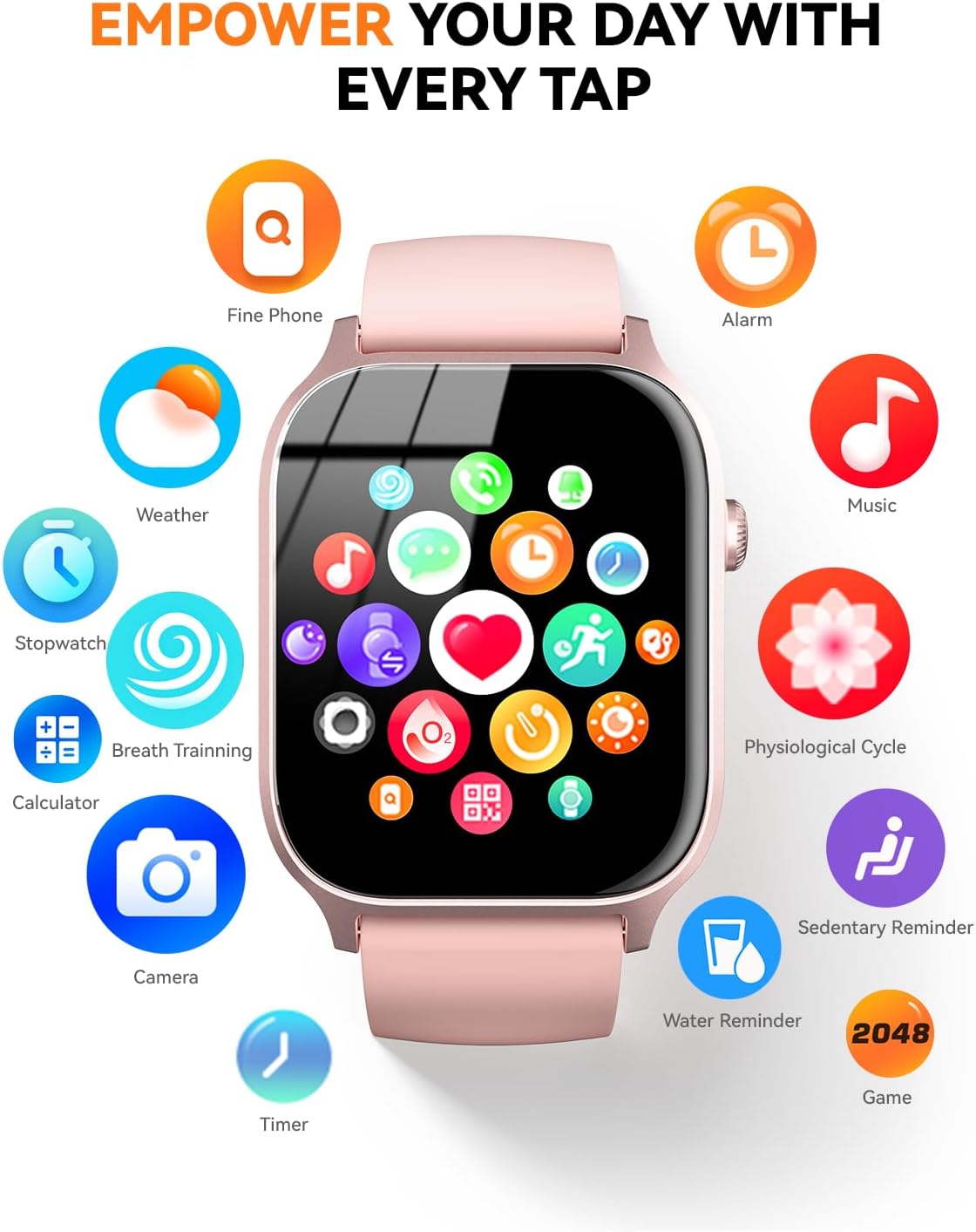 Thumbnail 6 de paybay Smart Watch 1.83 Pink Fitness