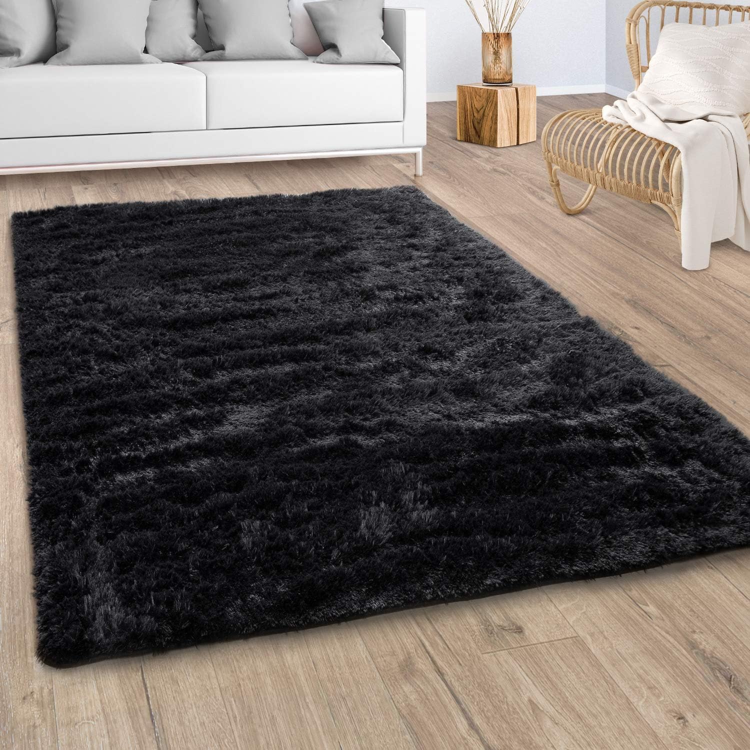 Detalle de Paco Home Tapis Poils Longs 80 cm