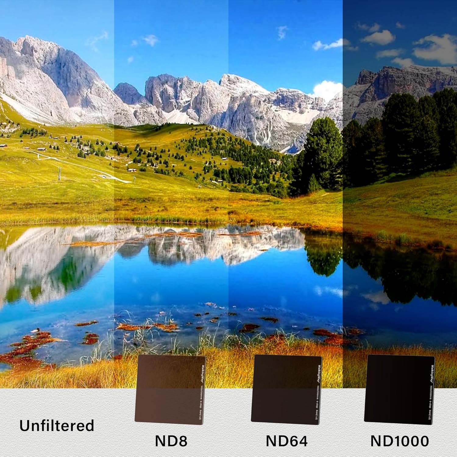 Detalle de Walking Way ND64 100x100mm Square Filter for Camcorders