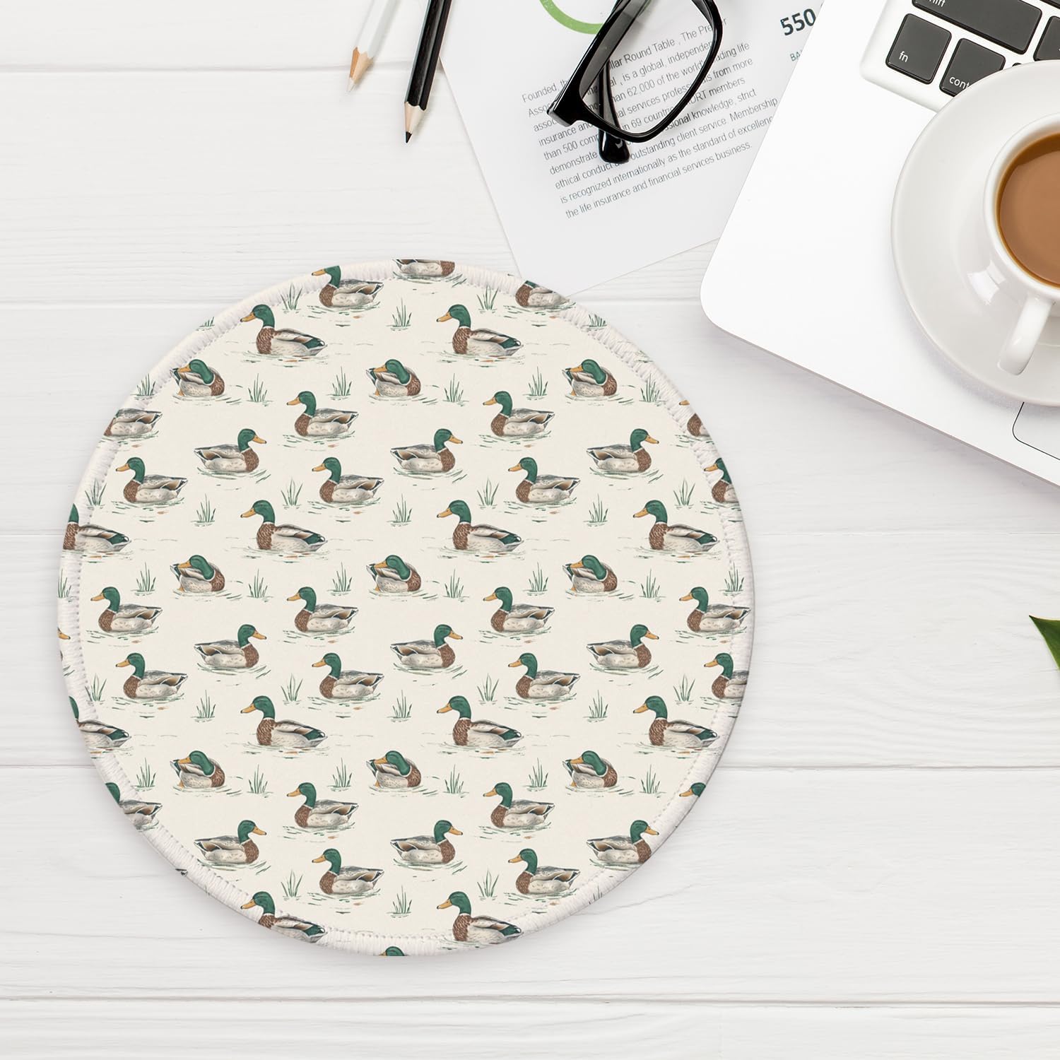 Detalle de NaZaUK Round Mouse Pad, 8.7 x 8.7 Inch