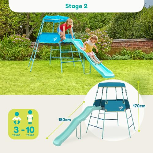 Thumbnail 4 de TP Growable Adventurer : Cadre d'escalade métallique avec Toboggan et auvent pour enfants 18 mois – 3 ans et plus