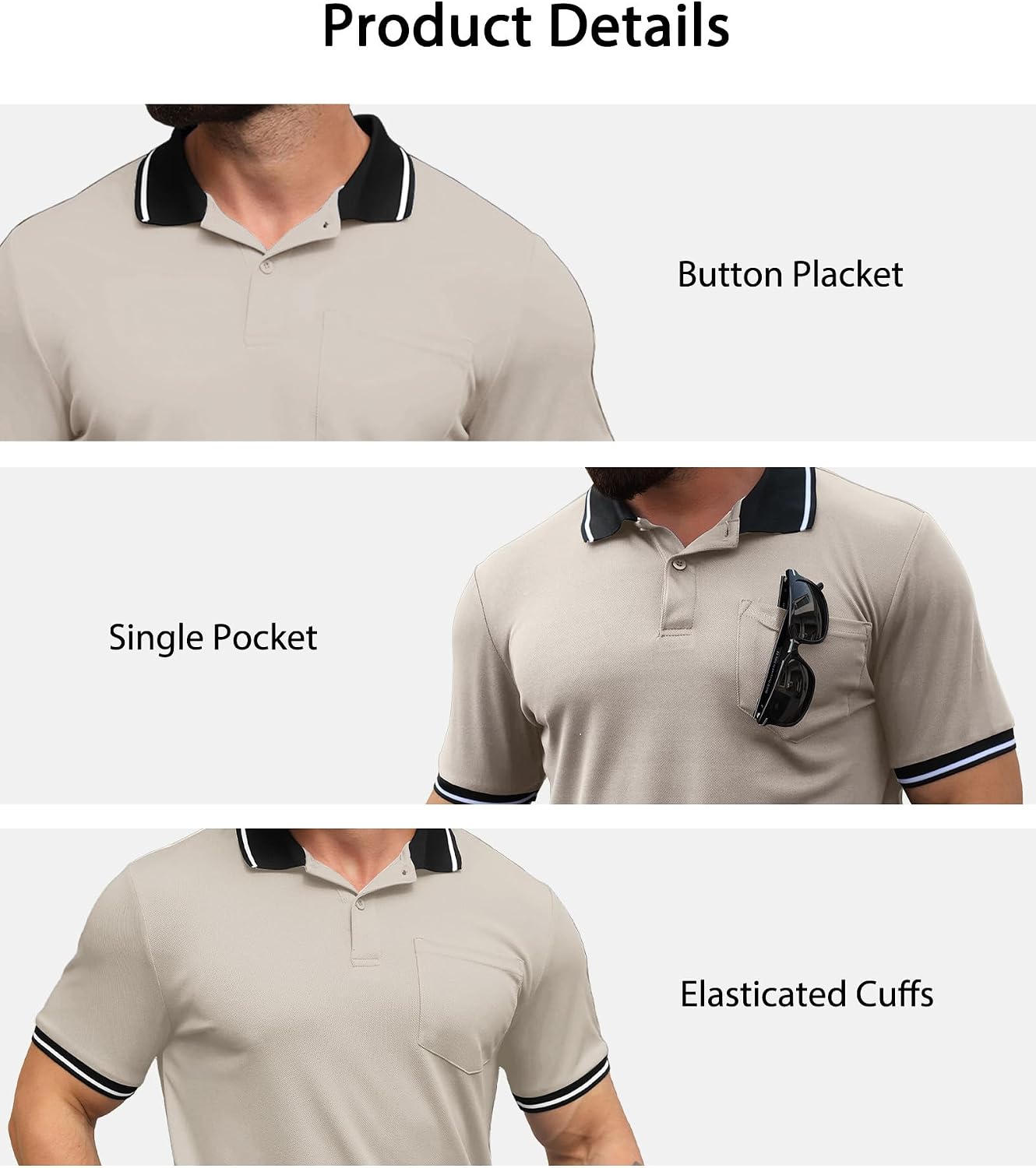Thumbnail 3 de SwissWell Lote de 3 Polo hombre 95% poliéster