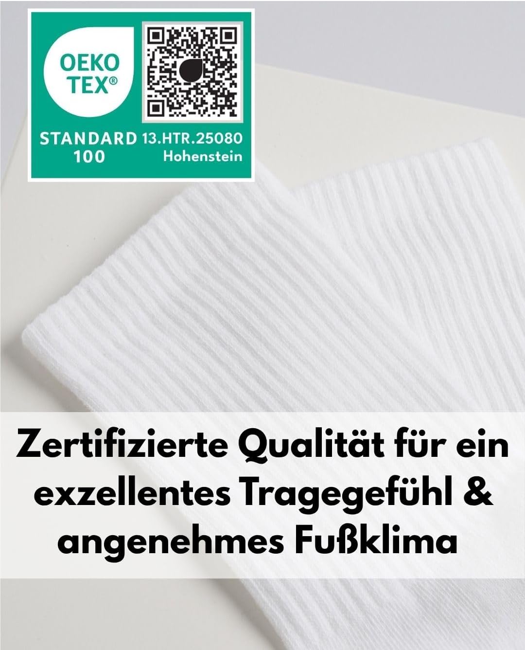 Detalle 2 de sockenkauf24 Herren Tennissocken (6 Paar) mit verstärkter Ferse und gepolsterter Sohle – atmungsaktiv, Baumwolle
