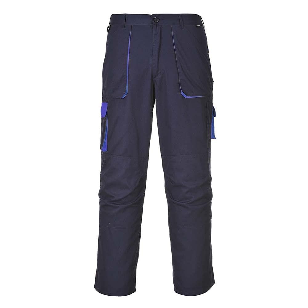 Thumbnail 3 de Portwest Contrast Trousers Black taglia Medium: pantaloni da lavoro con 9 tasche e tessuto UPF 40+
