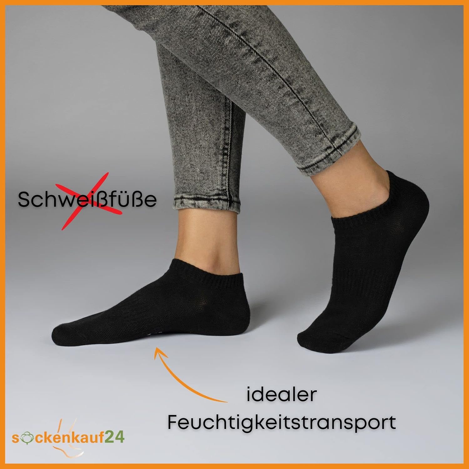 Thumbnail 3 de Sockenkauf24 – 10 Paar Sneaker Socken Herren & Damen kurze Sportsocken Baumwolle, atmungsaktiv