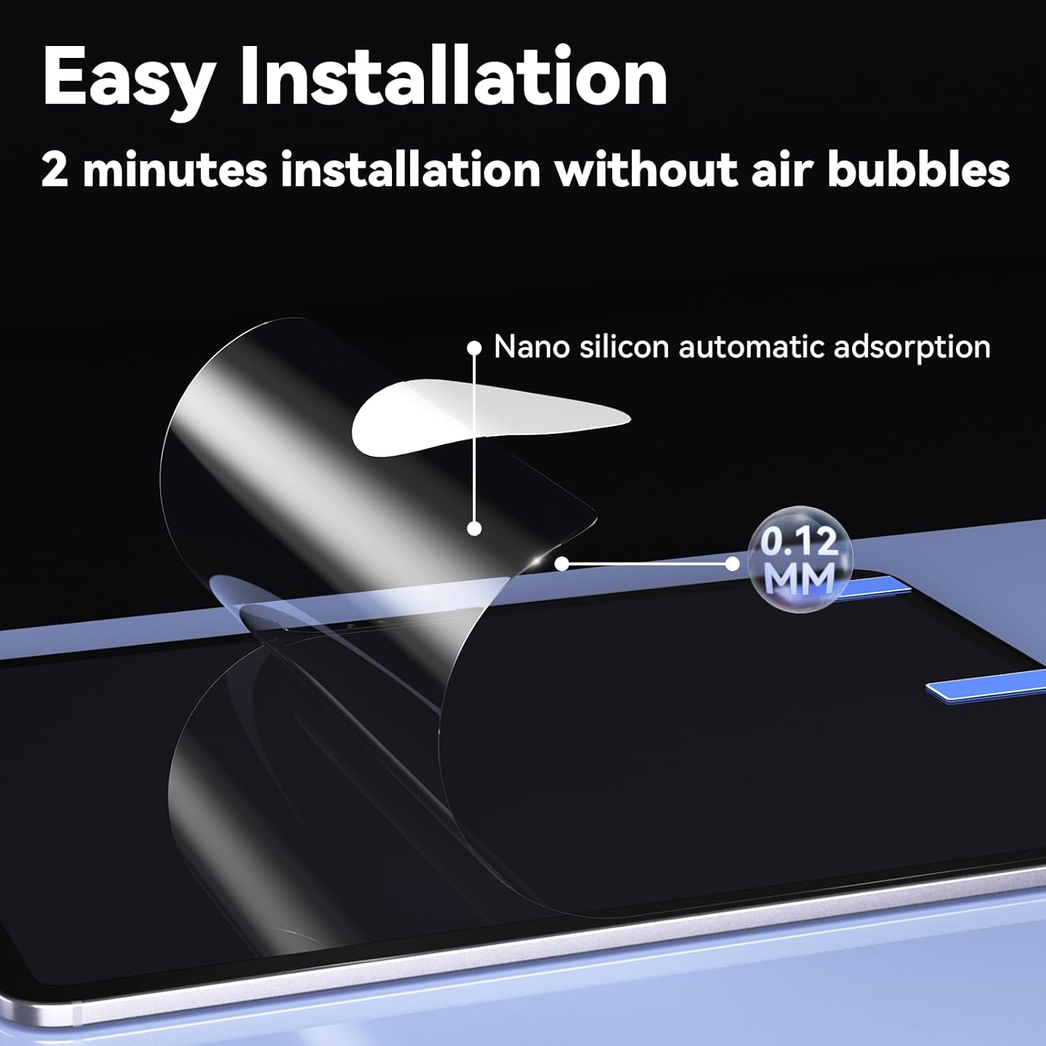 Thumbnail 2 de Like Paper Papier-Schutzfolie (2 Stück) für iPad 9/8/7 & iPad 10,2 Zoll – matt, blendfrei fürs Zeichnen