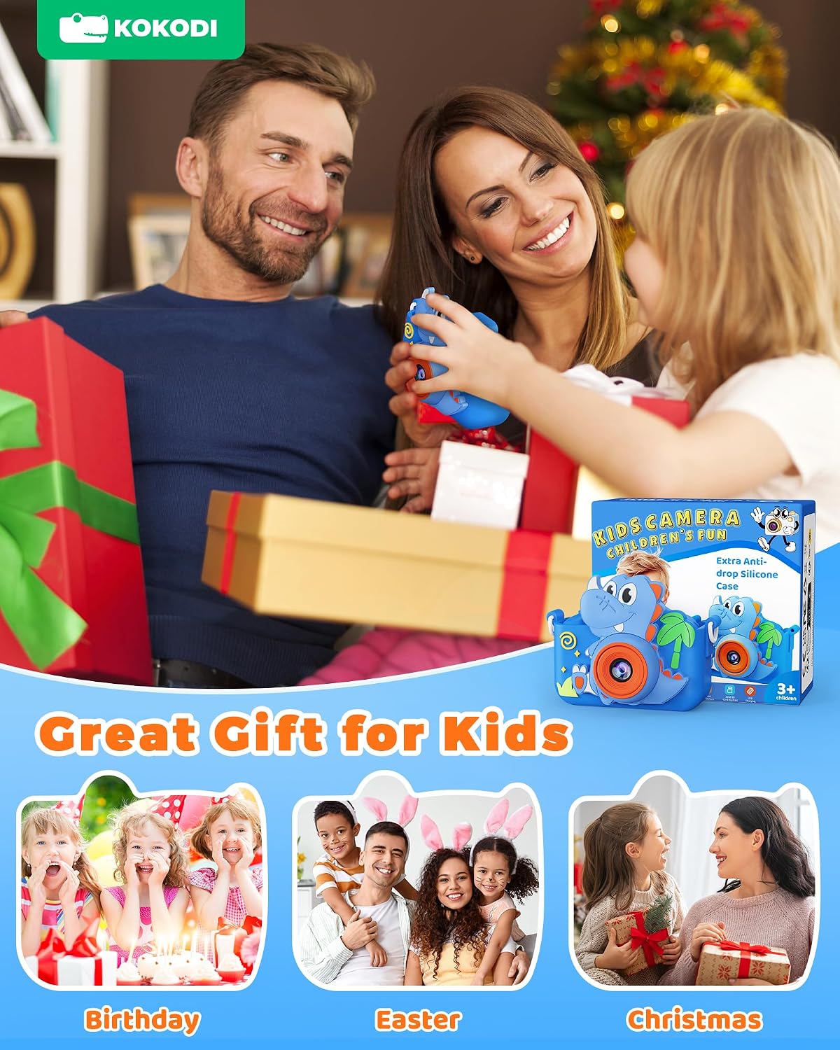 Thumbnail 6 de KOKODI Kids Camera 1080P for Ages 3–12