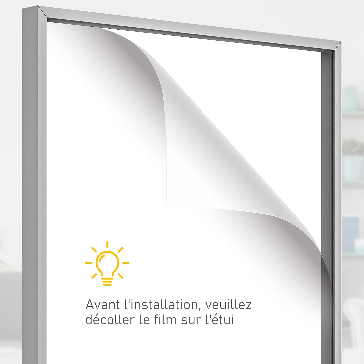 Detalle de HOMCOM AC0-004V00BK kader voor sportshirt, 70 x 90 cm, uv-bestendig acryl