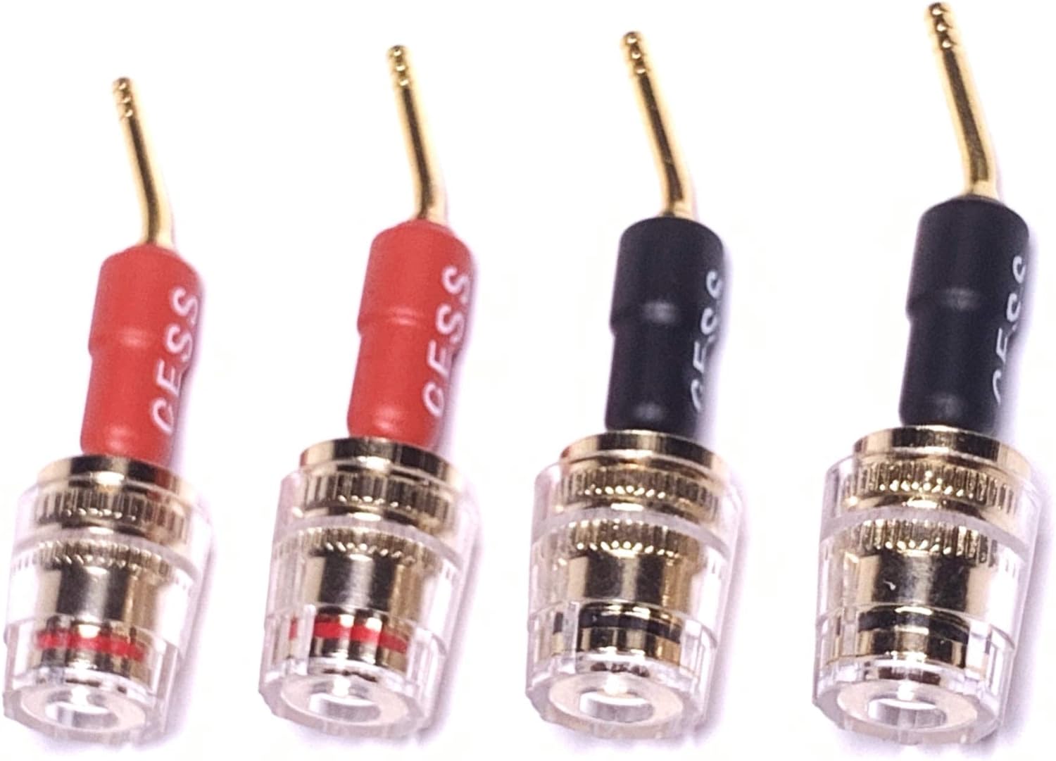 Detalle de CNCESS CESS-162 ピン型バナナプラグ 4mmメスジャック 4個セット