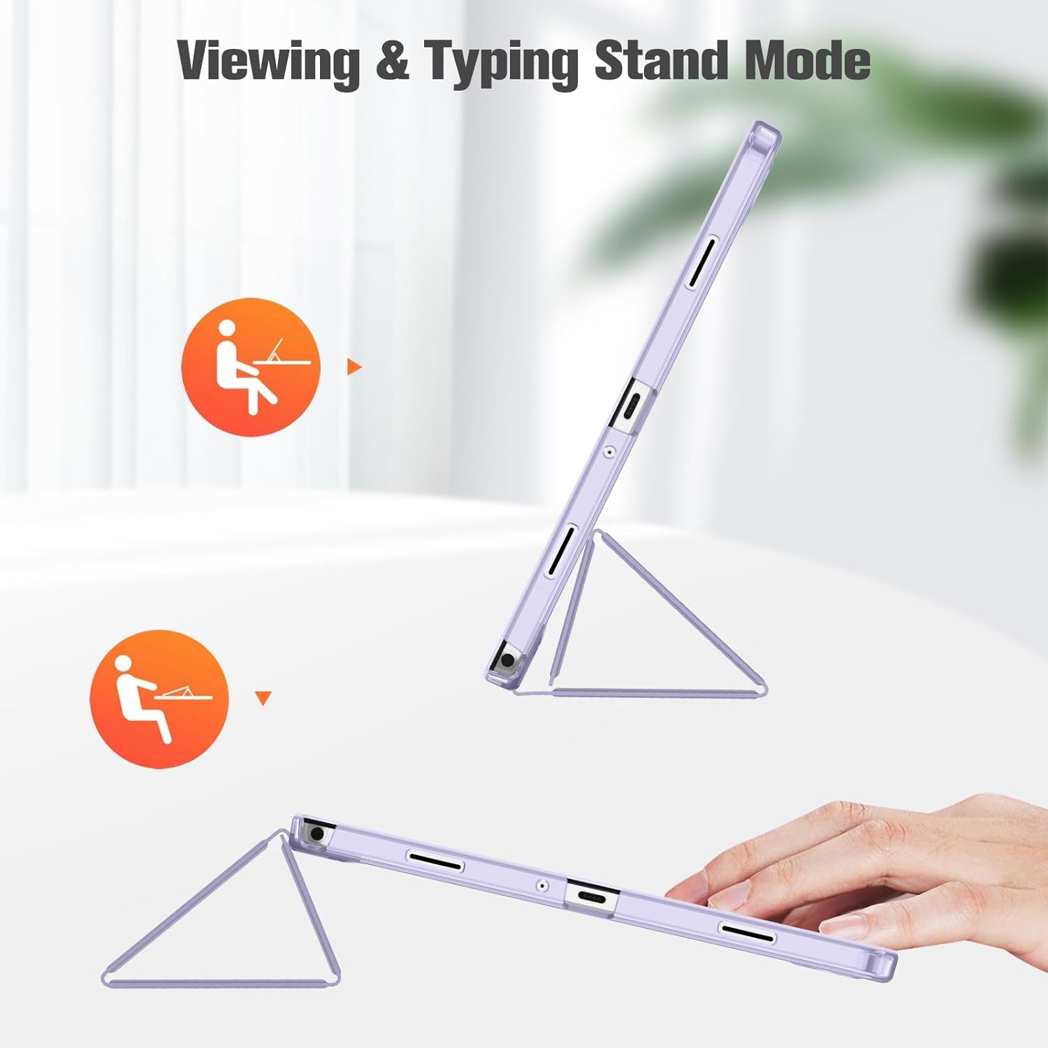 Detalle de FINTIE Case for Samsung Galaxy Tab A11+ Plus 11 inch / A9+ Plus 11 inch Lilac Purple
