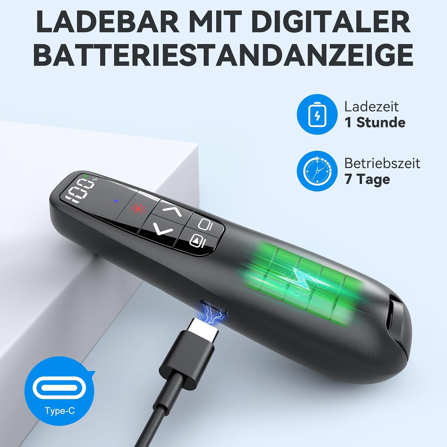 Thumbnail 4 de USB-C Präsentationsfernbedienung mit 100 ft