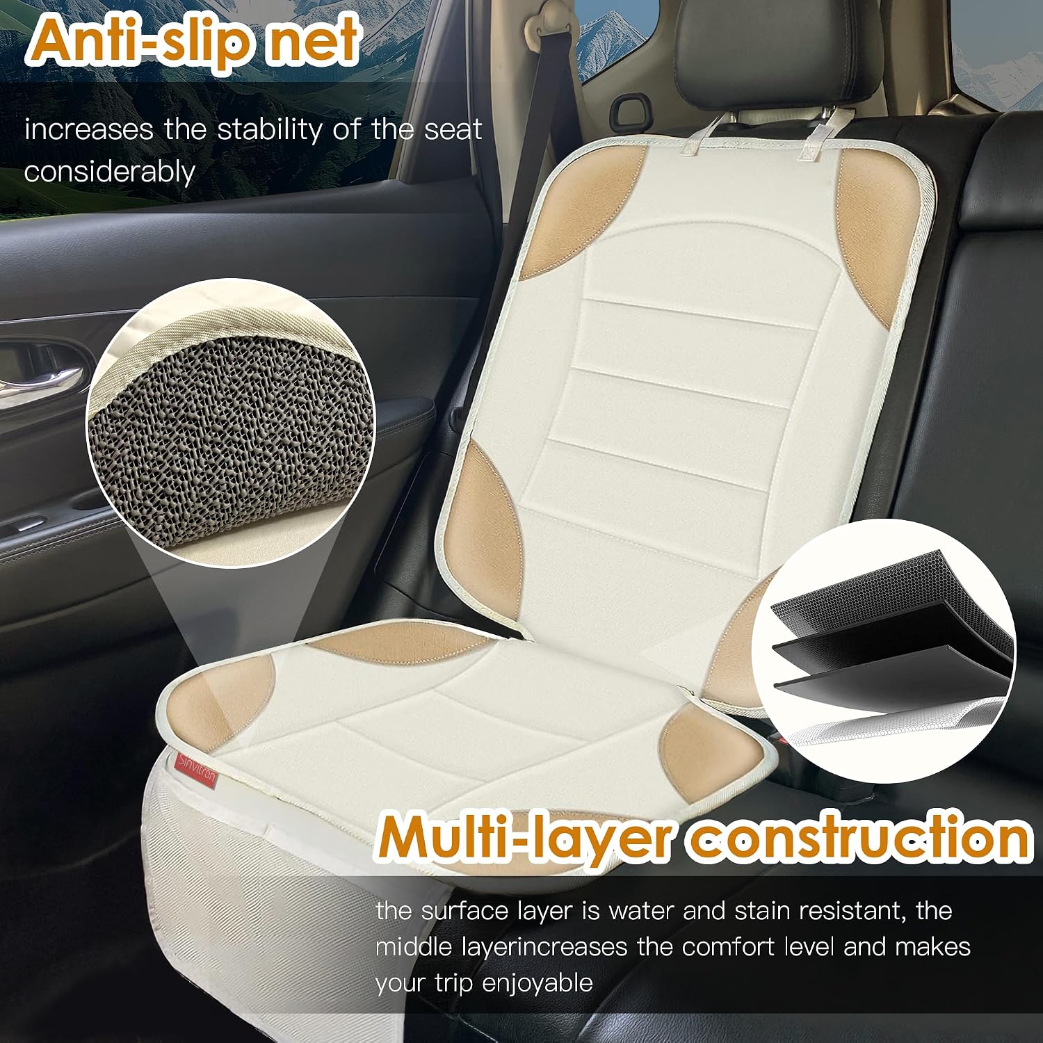 Thumbnail 1 de Sinvitron seat protector under baby car seat, Waterproof 600D Oxford Car Seat Mat
