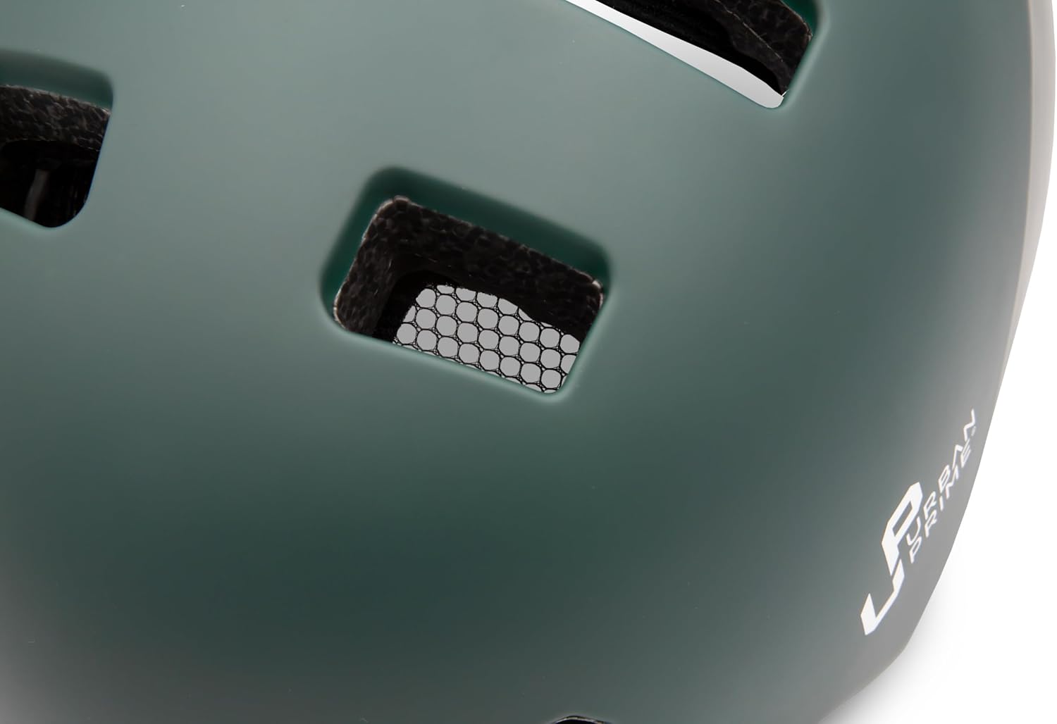 Detalle de Urban Prime Urban Helmet L casco protettivo con visiera e luci anteriori/posteriori per bici, e-bike e monopattino elettrico