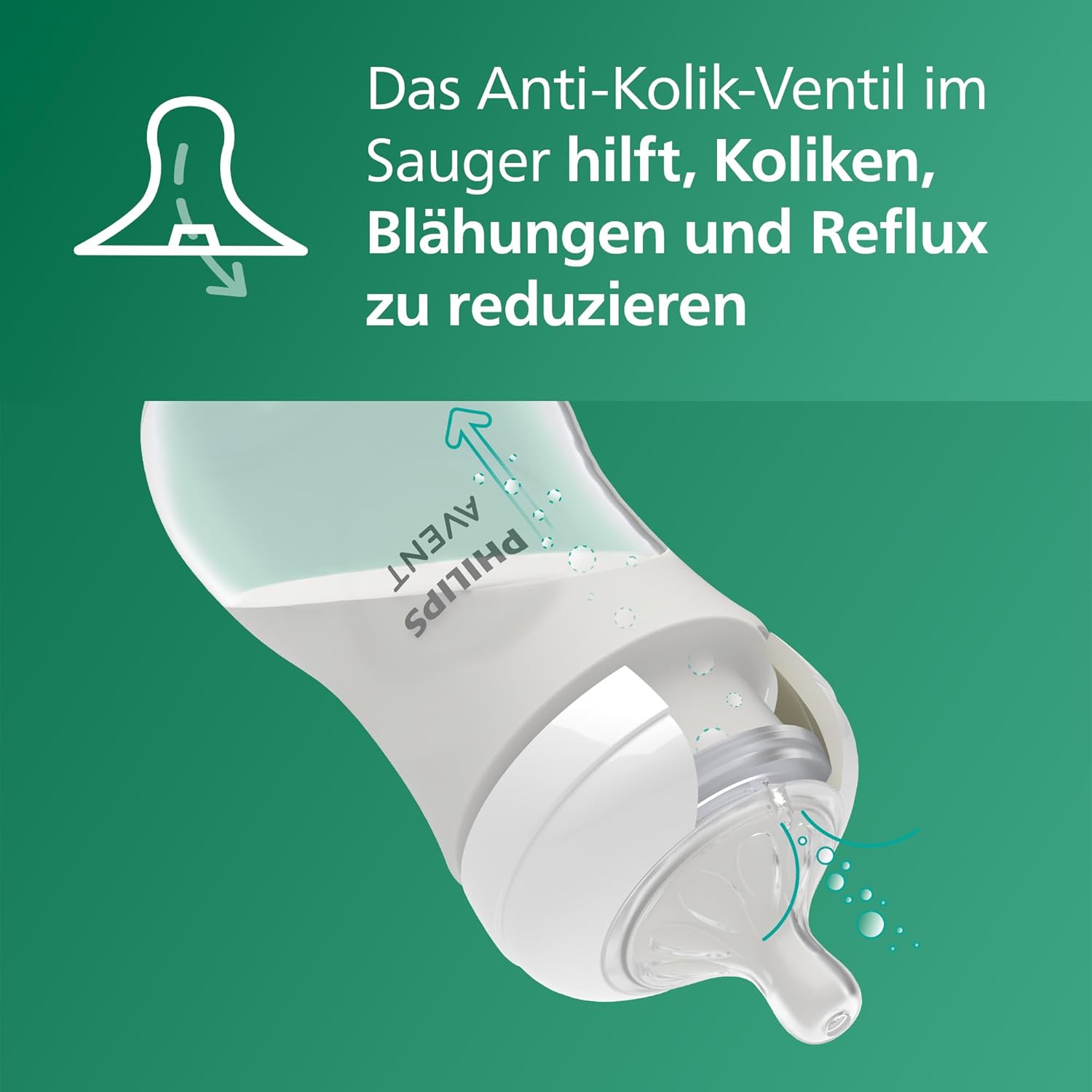 Thumbnail 4 de Philips AVENT Glas-Babyflasche Natural Response 240 ml