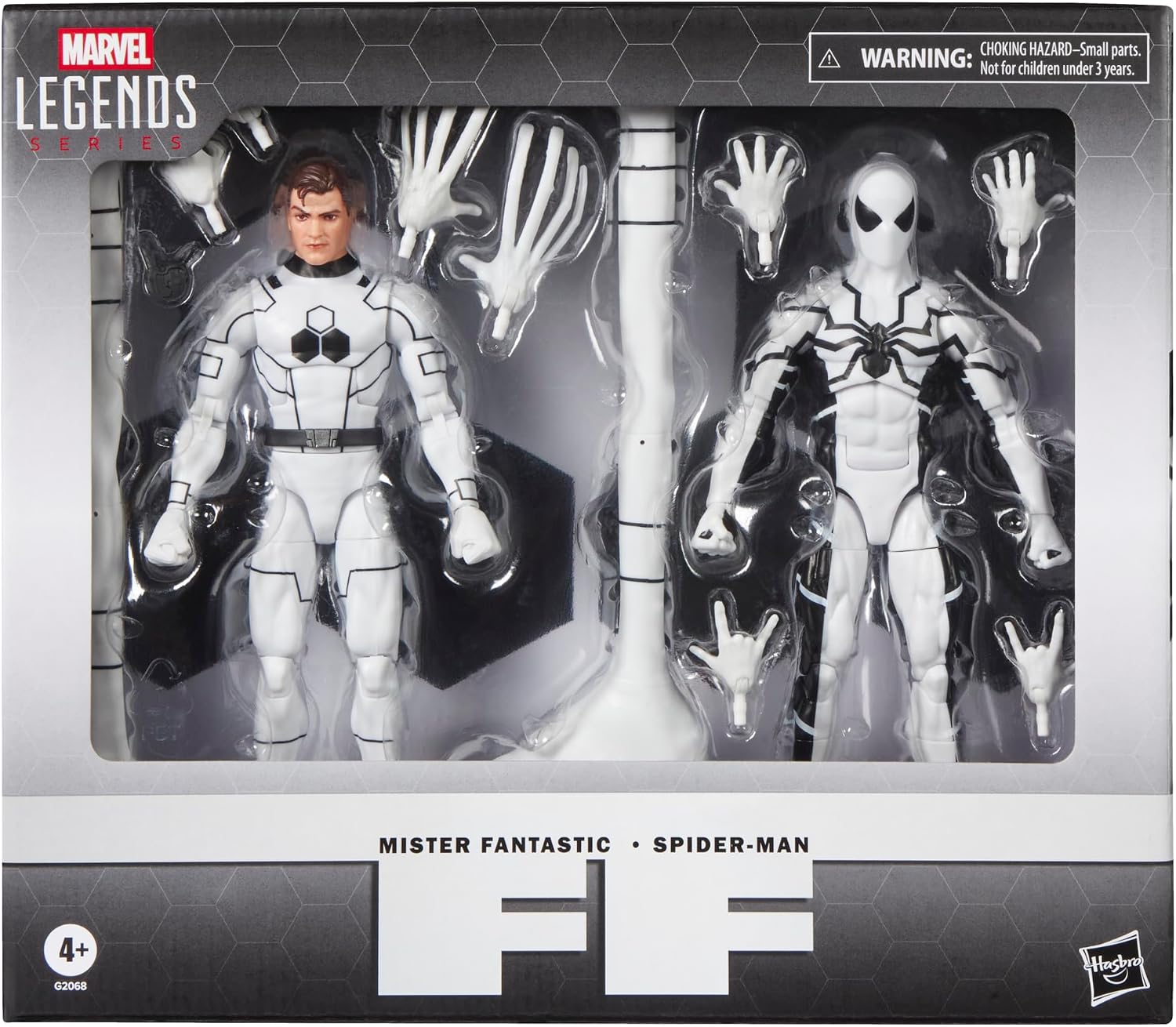 Detalle de Marvel Legends G20685L0 Future Foundation-duopack met Mister Fantastic en Spider-Man, 15 cm
