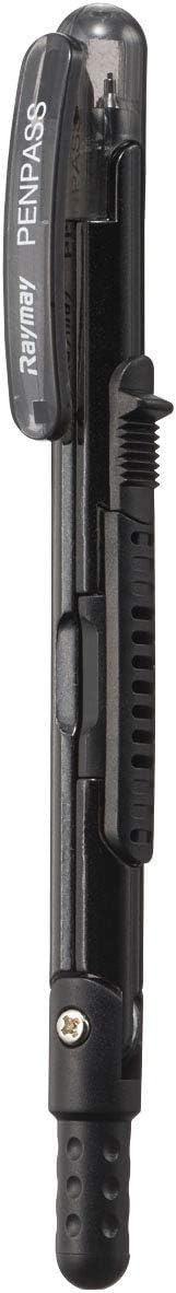 Detalle de レイメイ藤井 ペンパス シャープタイプ JC903B ペン型コンパス ブラック・黒針・0.5mm芯対応