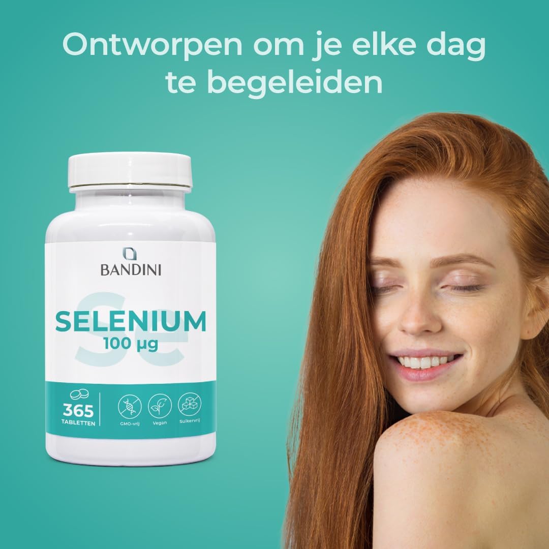 Thumbnail 2 de BANDINI Selenium 365 tabletten met 100 µg L-selenomethionine, vegan