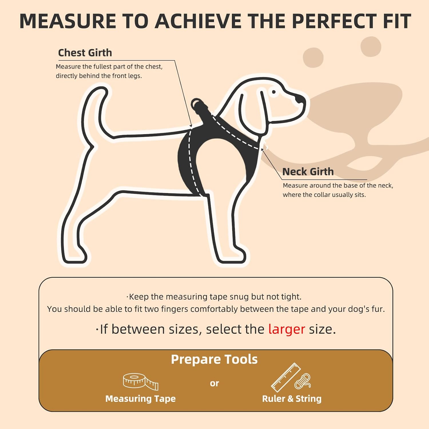 Thumbnail 1 de PUPTECK Dog Harness Set, Size S