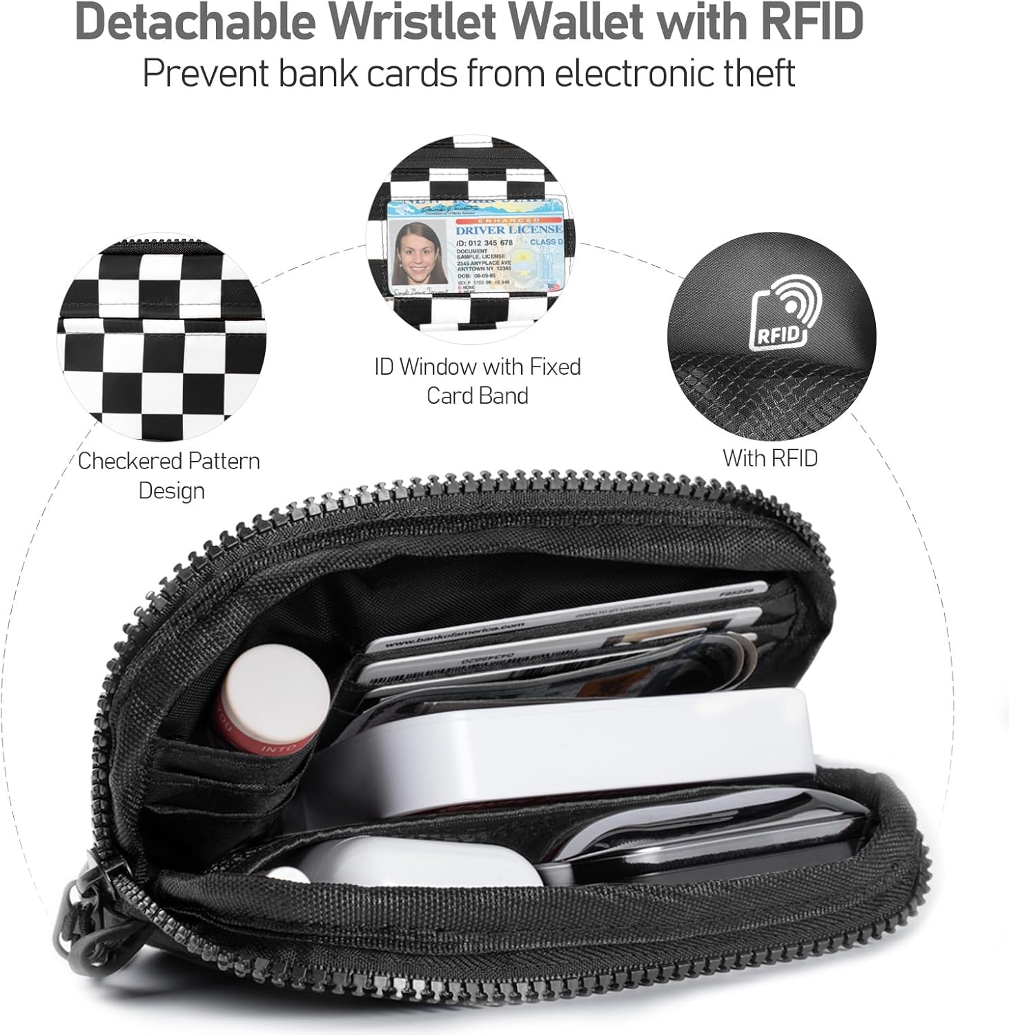 Thumbnail 2 de Tiostep Clip and Go Strap crossbody phone wallet