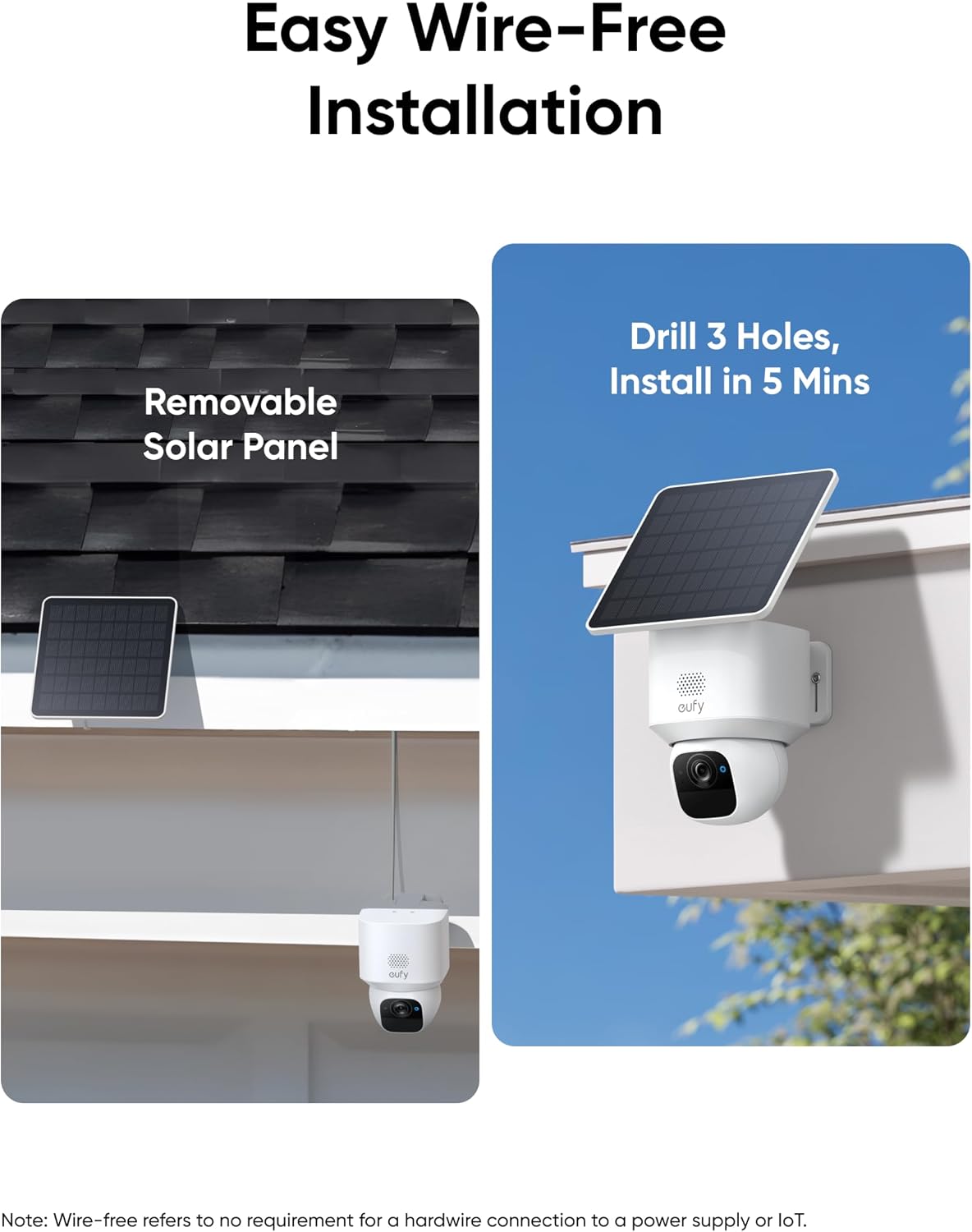 Detalle de eufy Security SoloCam E30 T8171 4-Camera 2K Solar Security Kit