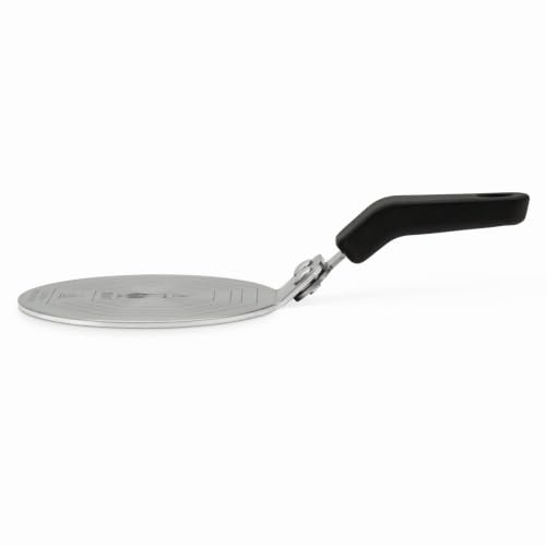 Detalle 2 de Bialetti Piattello A Induzione 13 Cm, Argento: Adattatore in acciaio per uso su piani a induzione