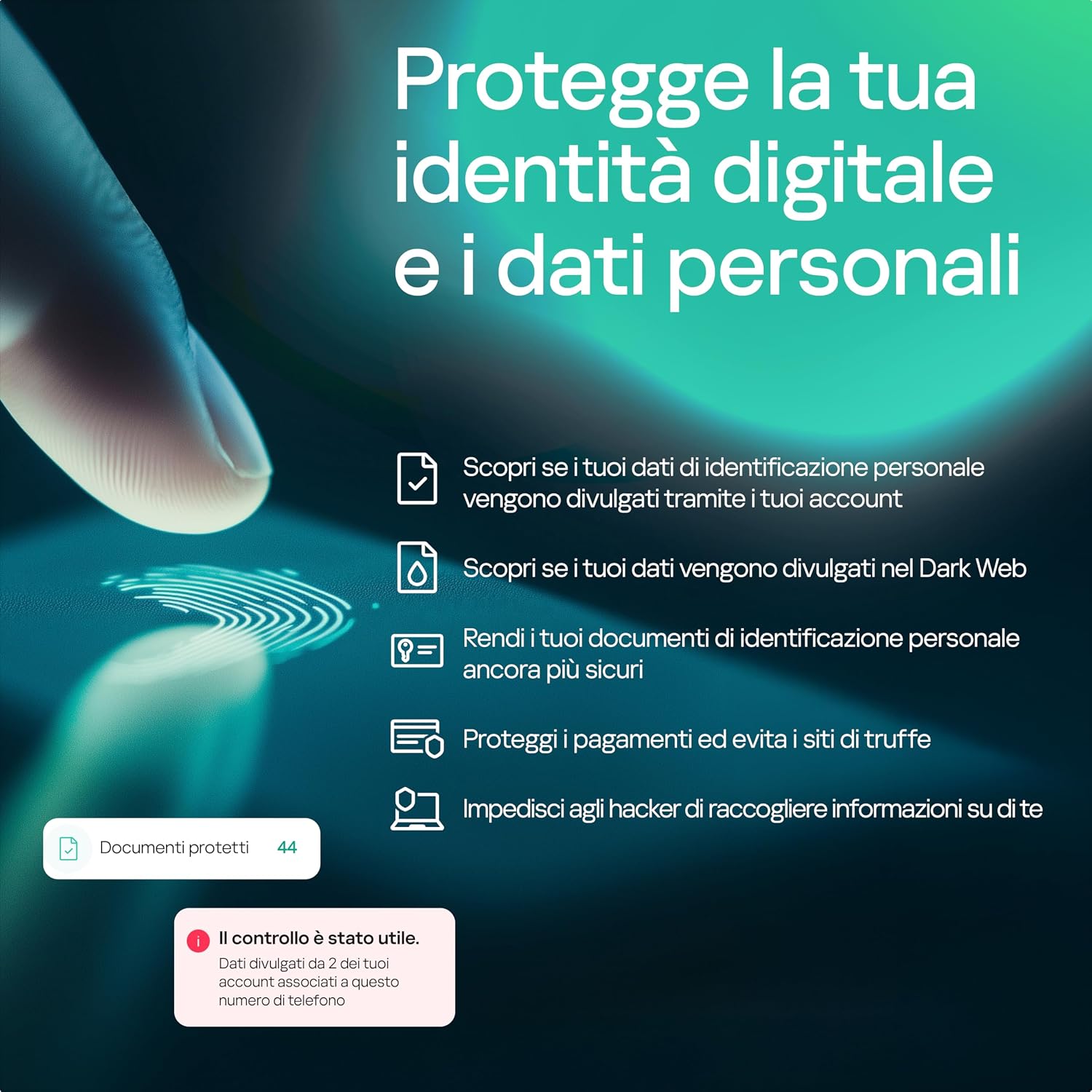 Thumbnail 6 de Kaspersky Premium Total Security 2026 per 5 dispositivi – protezione completa, VPN illimitata e Password Manager