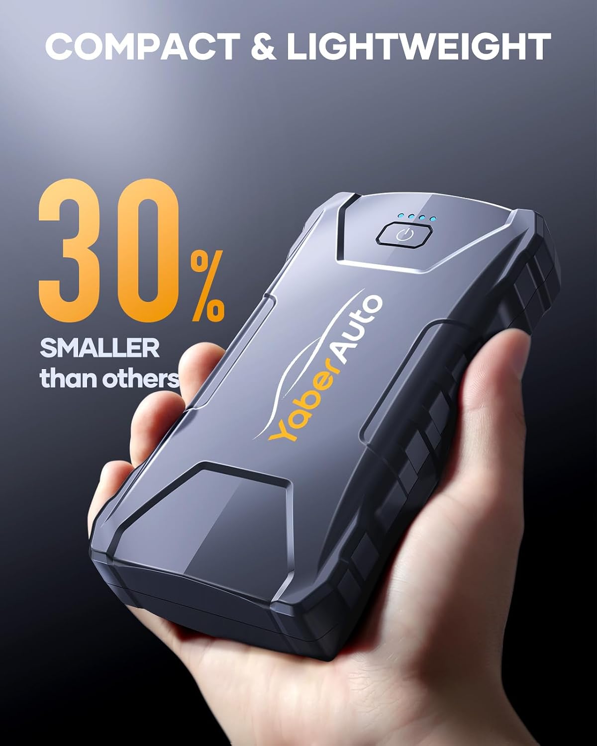 Thumbnail 5 de YaberAuto Jump Starter Power Pack 4000A (13800mAh) for 12V vehicles up to 9.0L petrol / 8.5L diesel
