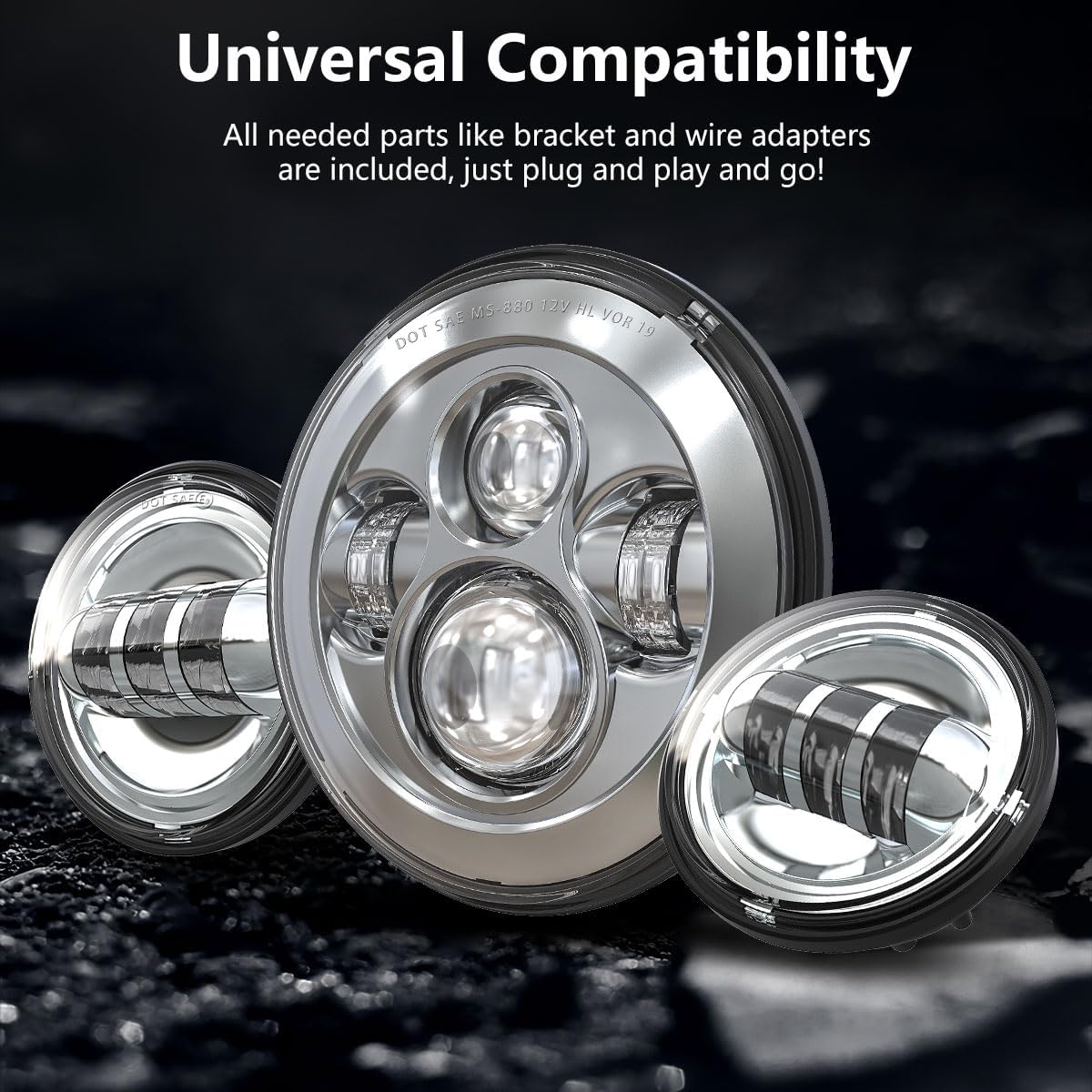 Thumbnail 6 de TRUCKMALL 7 inch LED Headlight 4000lms