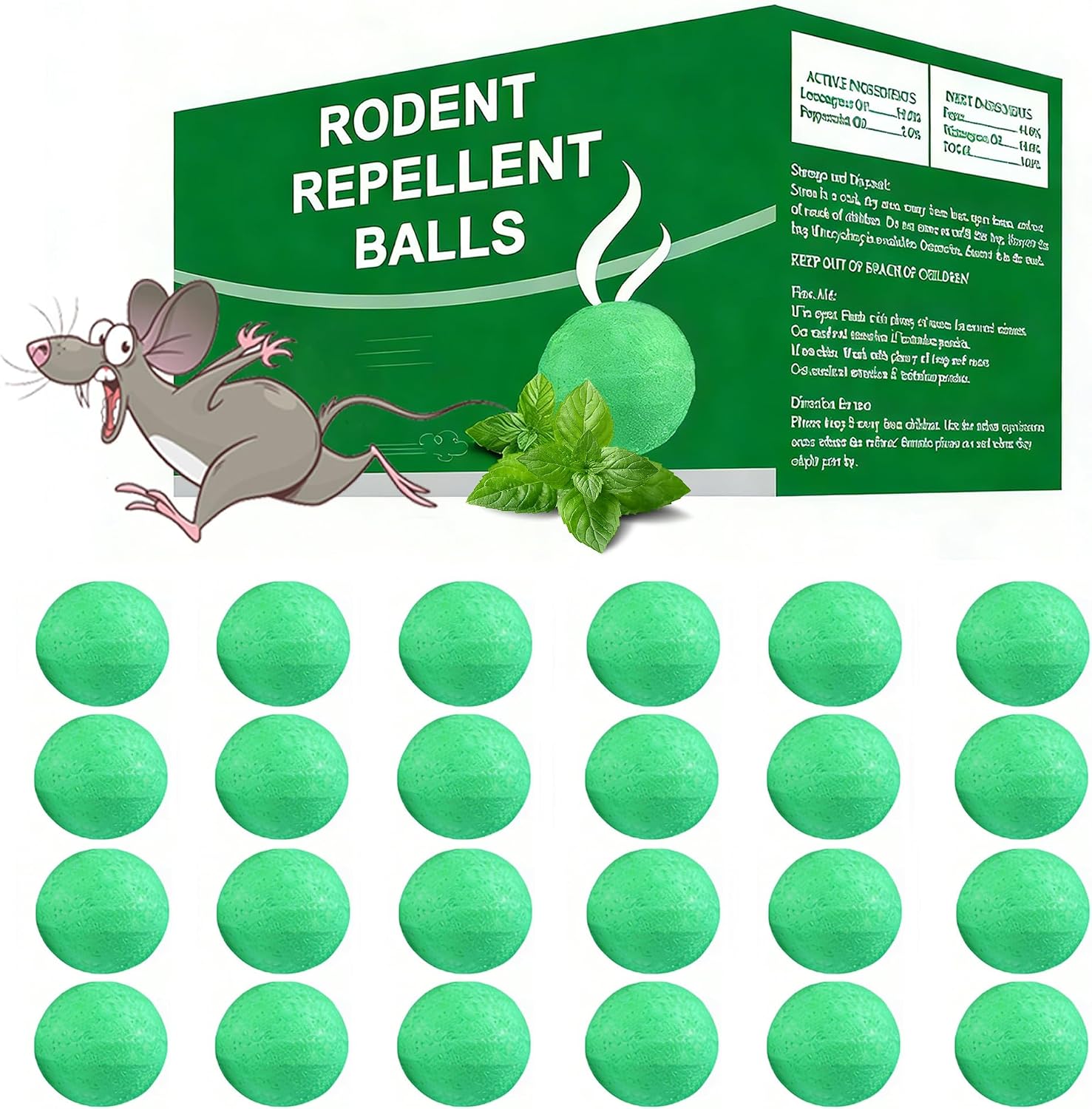 Detalle de Balancexlite Plus 0003 Mouse Repellent, 32-Pack Peppermint Oil Pellets