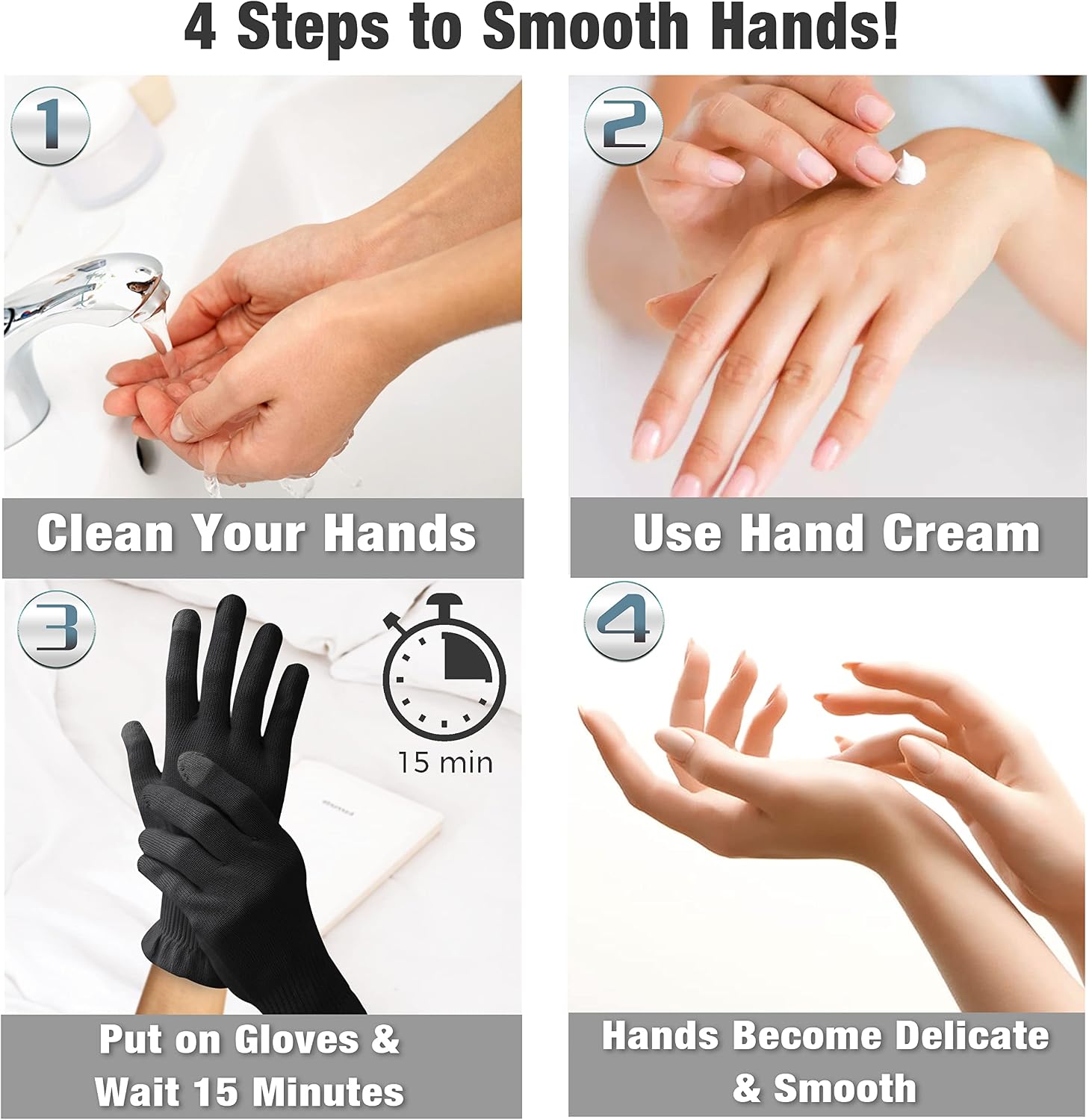 Thumbnail 6 de Migliore Wear Classic Black Eczema Gloves S/M