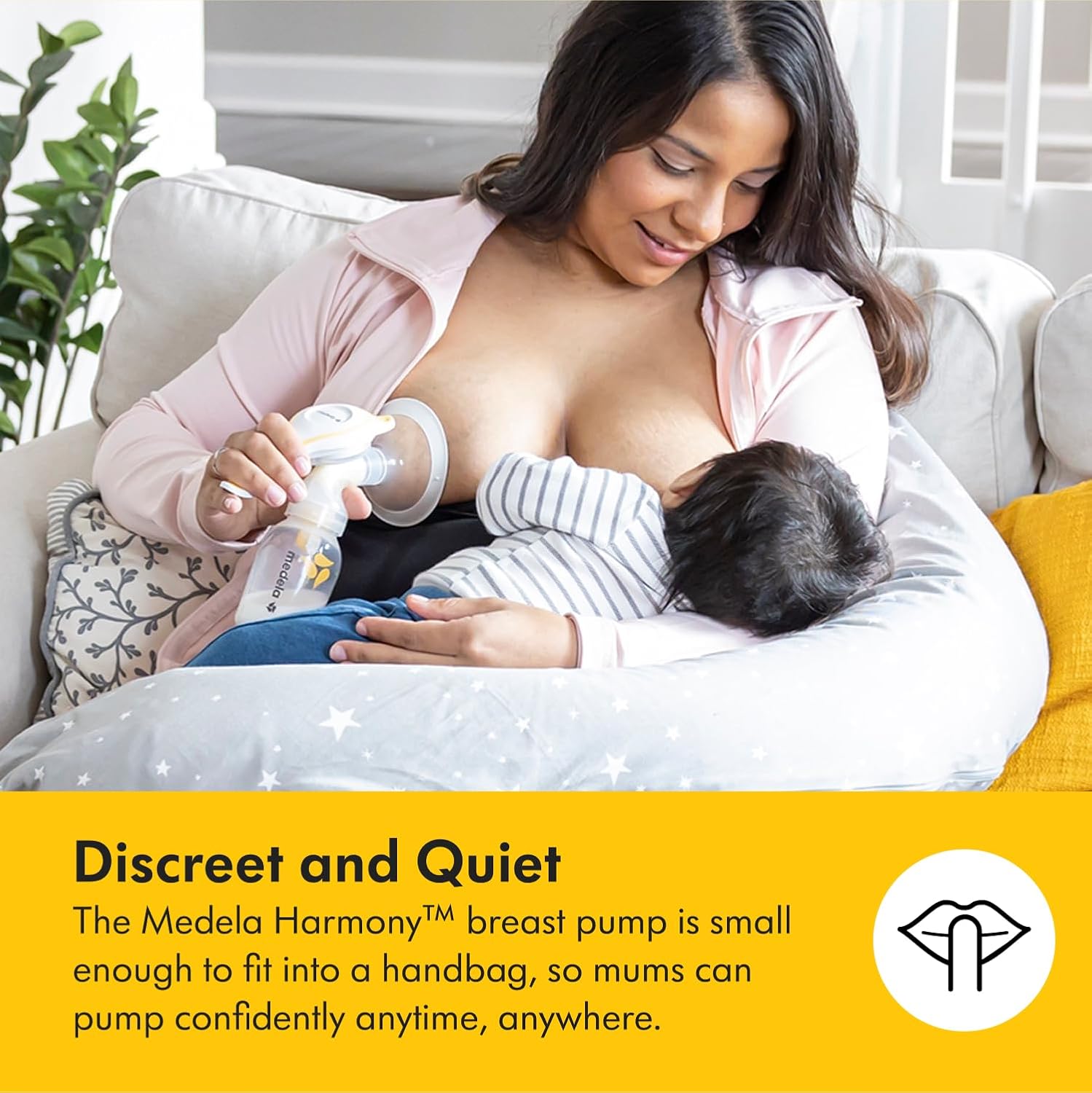 Thumbnail 3 de Medela Harmony manual breast pump 150 ml