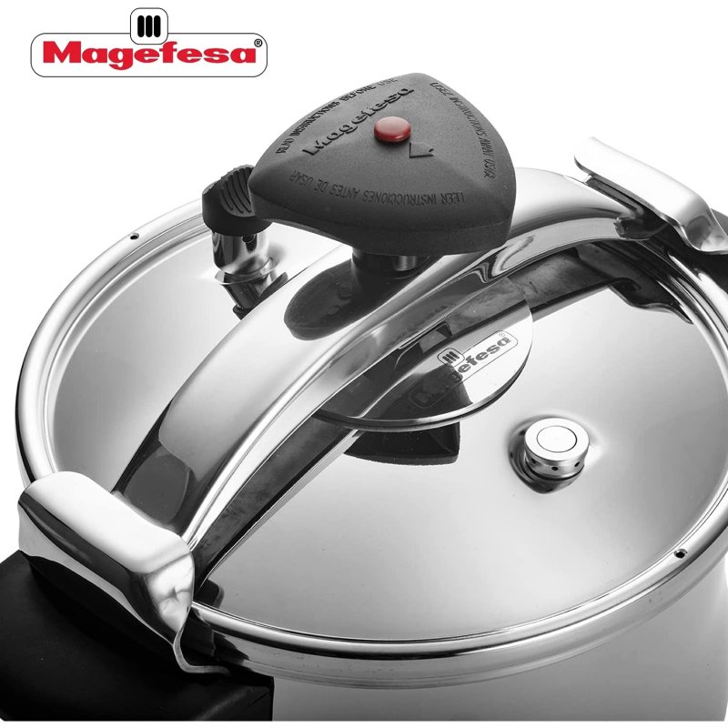 Detalle de Magefesa Star Bombeada 10 L olla a presión