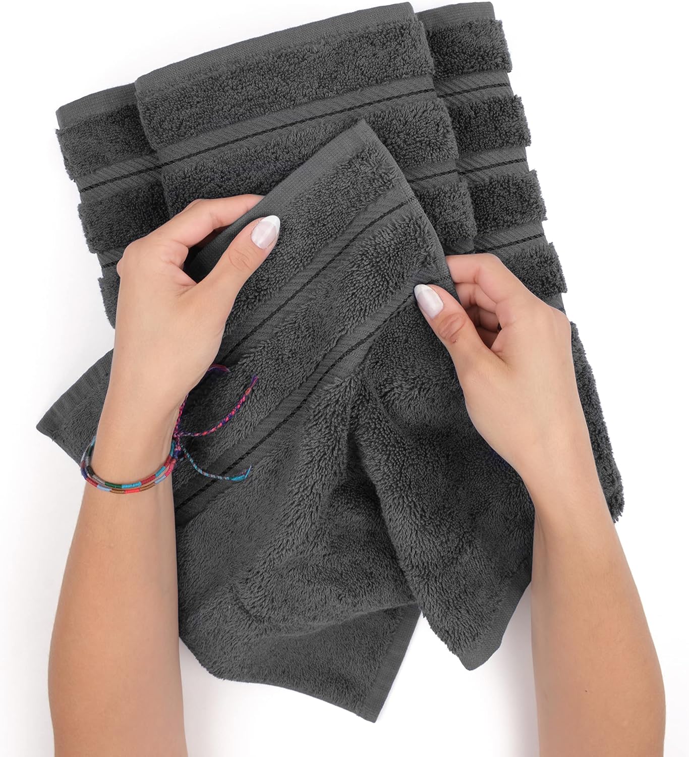 Thumbnail 4 de American Soft Linen Bath Towel Set 27 x 54 in