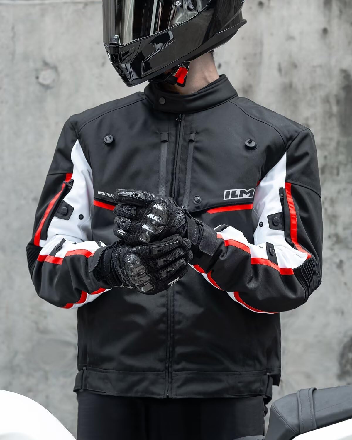 Thumbnail 6 de ILM JF2 Motorcycle Jacket with CE Armor, Detachable Waterproof Thermal Liner