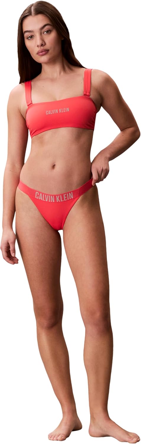 Detalle 2 de Calvin Klein Brazilian Lv00q61218 Pantaloni da Nuoto Donna – Pacco da 1