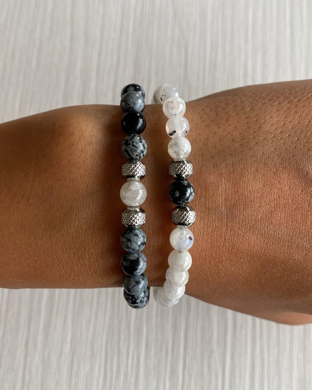 Thumbnail 5 de 10:10 Bracelet couple pierres naturelles 6 mm 💍