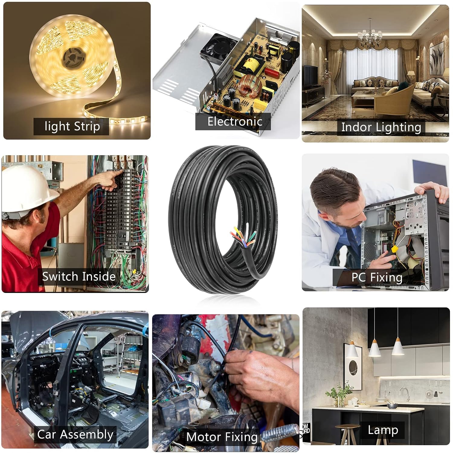 Thumbnail 6 de 20 Gauge 8-Conductor Electrical Wire
