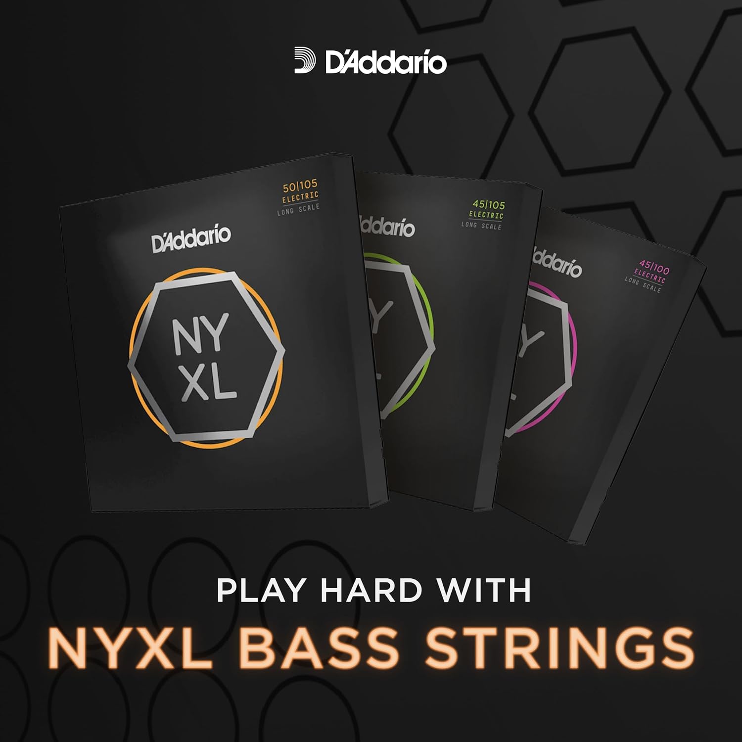 Thumbnail 2 de D'Addario Bass Guitar Strings 45-105